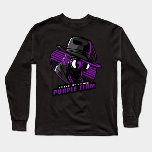 Purple Team | Hacker Design Long Sleeve T-Shirt